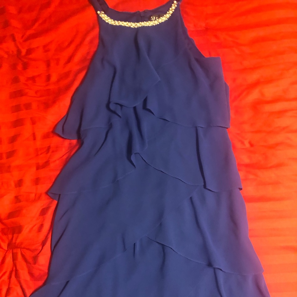 Cocktail or evening wedding dress.